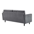 thumbnail image 5 of Modway Exalt Tufted Performance Velvet Sofa in Gray and Black, 5 of 8