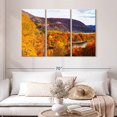 thumbnail image 2 of Elephant Stock Autumn Bear Mountainscape Wall Art - Horizontal Multi Panel Canvas - 3 Pieceliving Room Wall Decor - Photography Nature Multi Panel - Orange And Blue Decor - 50" x 32", 2 of 4