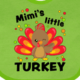 thumbnail image 4 of Inktastic Mimi's Little Turkey Boys or Girls Baby Bib, 4 of 4