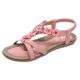 thumbnail image 2 of Sandalias de verano para mujer, sandalias planas sin cordones, zapatos romanos de cristal, sandalias informales con punta abierta Wmkox8yii  nm8289, 2 of 9