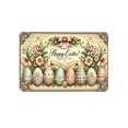 thumbnail image 2 of Honmine Easter Welcome Doormat, Absorbent Bunny Mat for Entryway, Indoor Outdoor Spring Decor, Home Doorstep Rug, 2 of 6