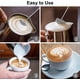 thumbnail image 5 of Electric Milk Frother, USB Rechargeable Milk Frother and Mini Beater with Dual Whisk Head, Stainless Steel Blender for Coffee Cream Cappuccino Latte C, 5 of 5