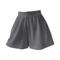thumbnail image 4 of TRUBKH shorts for women athletic shorts for women linen shorts womens shorts casual bermuda shorts for women Shorts Style New High Waisted Shorts Internet Famous Fitness Shorts Pants Dark Gray M, 4 of 5