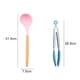 thumbnail image 2 of Juego de 2 piezas de silicona para utensilios de cocina, utensilios de cocina resistentes al calor con mango de madera, utensilio de cocina antiadherente, 2 of 5