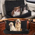thumbnail image 3 of Dog Car Seat for Large/Medium Dogs, Dog Car Bed for Backseat Washable Pet Travel Safety Car Seat oft Dog Booster Seats with Storage Pockets for Easy Cleaning Fits for All Cars(Small), 3 of 7