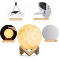 thumbnail image 4 of Lámpara de luna 3D ACTIVE 15 cm RGB 16 colores recargable por USB, 4 of 4