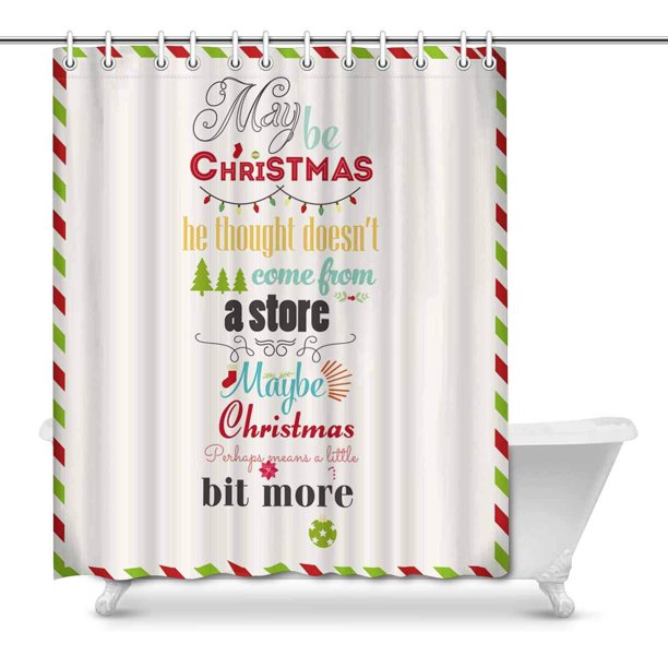 MKHERT Funny Christmas Saying Maybe Christmas He Thought Does Not Come