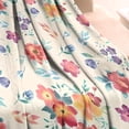 thumbnail image 3 of Pioneer Flower Floral Print Pattern Blanket,Comfortable Soft Lamb Wool Throw Blanket,All Season,Warm Lightweight Blankets for Sofa Bed Couch Living Room Chair,30"x40", 3 of 4