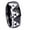 Black 2 Tone Polish Edge, variant on Multiple Zelda Triforce Concave Black Tungsten Men Ring 10MM