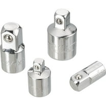 BLACK DECKER Drive Size Adapter Set, 4-Piece Chrome Finish Socket Wrench & Set, 4 Piece
