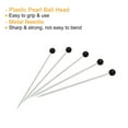 thumbnail image 4 of Uxcell Sewing Pins Ball Glass Head Quilting Pin for Dressmaker, Black 100 Pack, 4 of 5