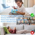 thumbnail image 6 of GKTZ Kids Camera 1080P 12M HD Digital Toddler Video Camera Kids Toys Cam  Music Player  with Flash 2.4 inch for Boys, 6 of 7