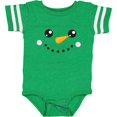 thumbnail image 3 of Inktastic Snowman Head, Snowman Face, Carrot Nose Boys or Girls Baby Bodysuit, 3 of 5