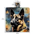 thumbnail image 2 of Shepherd Dog Canvas Picnic Mat - Waterproof Outdoor Blanket for Camping, Beach, Park - Portable Foldable Mat with Handle and Anchor Stakes - Large Size for Family Picnics - Easy to Clean, 2 of 6