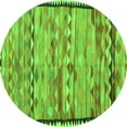thumbnail image 1 of Ahgly Company Indoor Round Oriental Green Traditional Area Rugs, 5' Round, 1 of 1