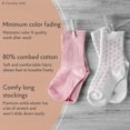 thumbnail image 2 of Baby & Toddler Knee High Socks For Baby Girls Multi Color - 3 Pack, 2 of 5