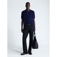 thumbnail image 2 of Free Assembly Men's Textured Polo Sweater with Short Sleeves, Lightweight, Sizes XS-3XL, 2 of 6