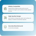 thumbnail image 3 of Llave de seguridad Yubico, compatibilidad básica con NFC, certificada por FIDO, 3 of 9