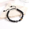 thumbnail image 4 of 2PCS Cross Necklace Bracelet Set 26 Inch Stainless Steel Necklace Adjustable Natural Stone Bracelet Men'S Holiday Jewelry Gift, 4 of 8