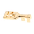 thumbnail image 3 of 25 x Brass Terminal Cable Locking Female Spade Connector 9.5mm ., 3 of 8