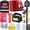 RED, variant on YILAIRIOU Emergency Car Kit - Premium Roadside Assistance Kit for Cars with Jumper Cables, Headlamp, Folding Shovel & Tow Strap All-in-One Vehicle Safety Kits for Winter, Travel, Survival Men & Wome