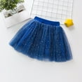 thumbnail image 2 of Coerni Girls Tutu Layered Dance Skirts Puffy Mesh Short Skirts Princess Dancing Petticoat Ballet Underskirt Sparkling Mesh Dress, 2 of 7