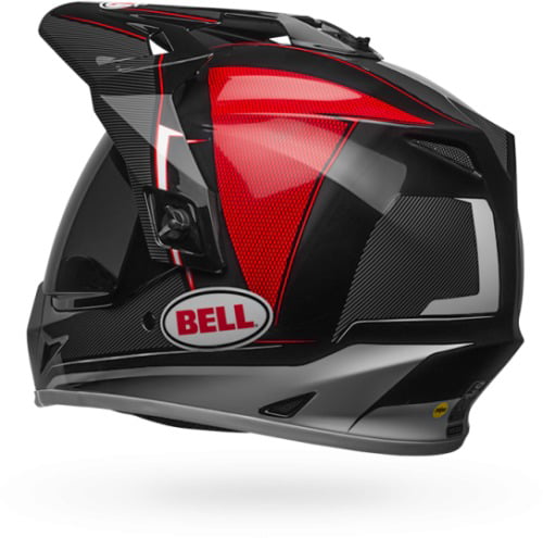 Bell Berm Adult MX-9 Adventure Off-Road Helmet Black/White/Red/X-Large 