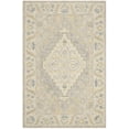 thumbnail image 2 of SAFAVIEH Micro-Loop Barnes Floral Bordered Wool Area Rug, Beige/Grey, 4' x 6', 2 of 7