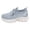 Gray, variant on Women's Slip on Walking Shoes Wide Cushion Running Tennis Shoes with Arch Support Non Slip Sole Nursing Workout Gym Athletic Fashion Sneakers Beige Size 9