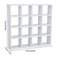 thumbnail image 5 of Mini Shelf Wooden 1/12 Decoration Miniature Stuff DIY Accessory Furniture Models Exquisite 16-grid Rack Model for Scene Layout, 5 of 5