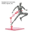 thumbnail image 3 of 10 Juegos De Soporte Para Modelo De Figura, Kit De Soporte De Base De Exhibición De Figura De Acción De Plástico Para Modelos De 6 Pulgadas Con Accesorios De Montaje, 3 of 7
