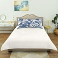 thumbnail image 4 of Satin Pillowcase Soft and Smooth Pillow Case for Hair and Skin Blue Flowers and Birds, 4 of 7