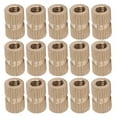thumbnail image 4 of Insert Nut,100pcs Professional Knurled Copper Knurled Copper Nut Metal Nut Masterfully Created, 4 of 14