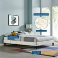 thumbnail image 4 of Modway Reign Full Performance Velvet Platform Bed Frame in Light Gray, 4 of 4