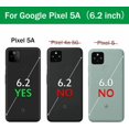 thumbnail image 2 of Value Pack and Google Pixel 5A 5G (NOT FIT PIXEL 5) Phone Case with Tempered Glasa Shock Proof Edges Hybrid Hard Back Slim Bumper Cover, 2 of 4