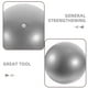 thumbnail image 3 of WORGEOUS Pelota de Pilates para entrenamiento, pelota de ejercicio reutilizable, pelota para núcleo profesional, accesorio de Yoga, 2 uds., 3 of 7