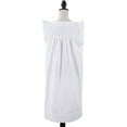 thumbnail image 4 of StylesILove Women Embroidered Cotton Nightgown Night Dress Sleepwear (Tucking Ruffle Accents, 12/X-Large), 4 of 5