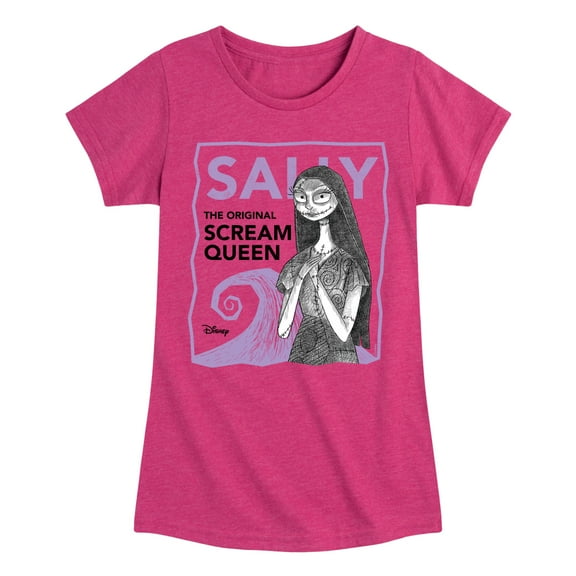 The Nightmare Before Christmas - Sally Scream Queen - Toddler And Youth Girls Short Sleeve Graphic T-Shirt