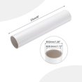 thumbnail image 2 of Unique Bargains PVC Rigid Round Pipe 46mm ID 50mm OD 9" Length White High Impact for Water Pipe, Crafts, Cable Sleeves, 2 of 6