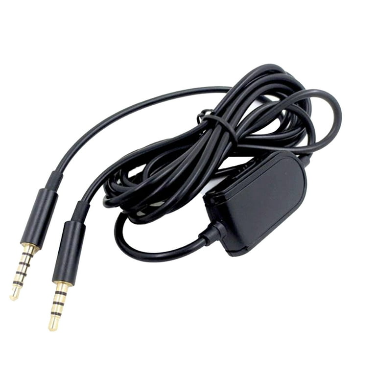 Deyuer 3.5mm Audio Cable Volume Control Headset Splitter Male to Male Audio Cord Wire for Astro A10 A40 A30