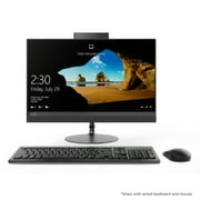 Lenovo IdeaCentre 22 FHD All-In-One Computer, Intel Core i3, 4GB RAM, 1TB HD, Windows 10, Black, F0DT001TUS