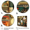 thumbnail image 3 of Designart "Nostalgic Jukebox Tunes Timeless Melodies III" Fashion Framed Wall Art Decor - Modern Colorful Jukeboxes Bedroom Framed Canvas Wall Art, 3 of 6