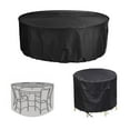 thumbnail image 4 of Patio Furniture Cover Garden Round Table Cover Dustproof And Waterproof, 4 of 5
