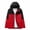 Red, variant on HOOMEUMY Rain Jacket Women Waterproof with Hood Trendy Outdoor Windbreaker Light Packable Raincoat