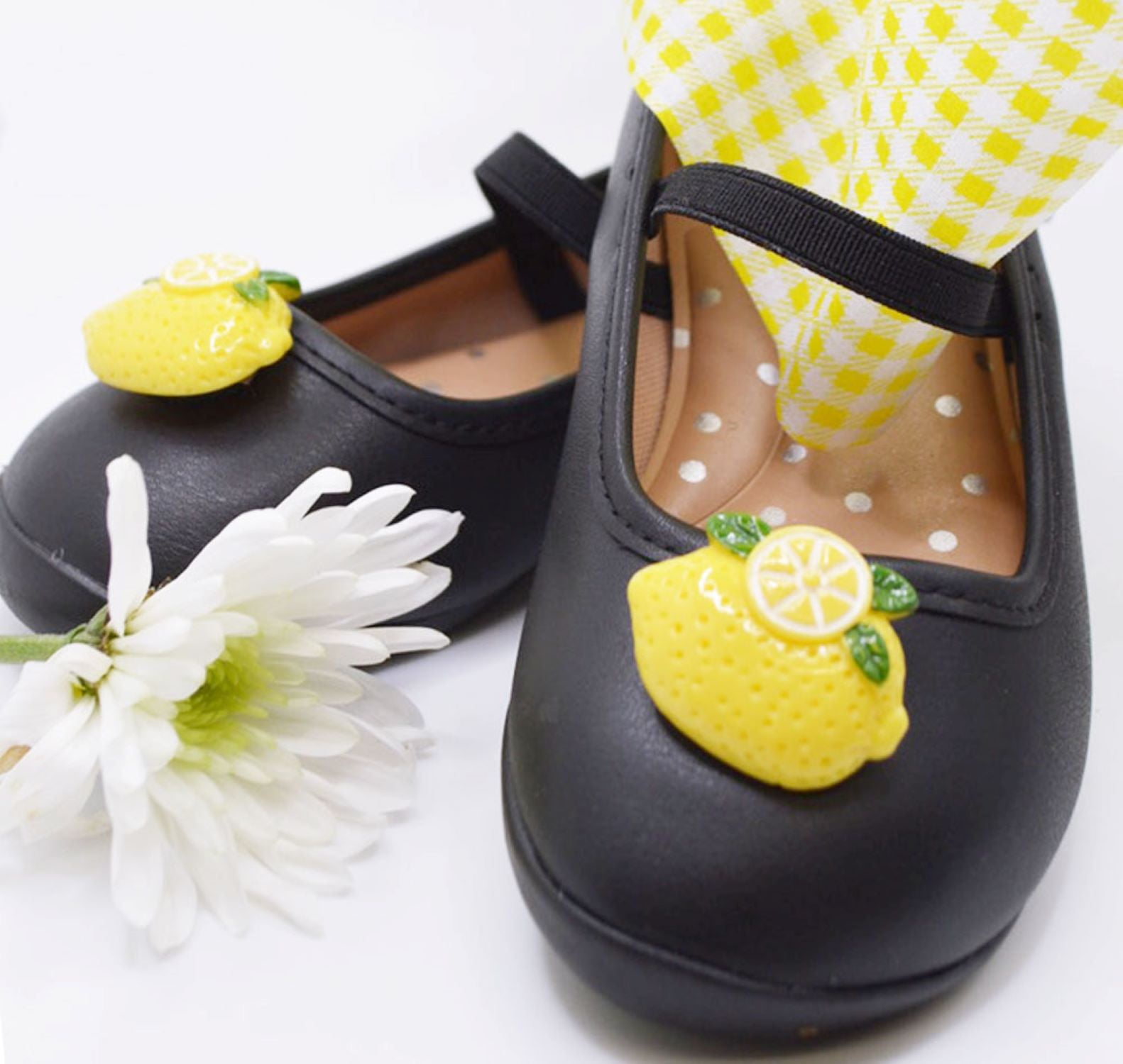 Dress It Up Buttons, Lemons, Sewing Fasteners, Multi-Color, 5 Pieces