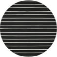 thumbnail image 1 of Ahgly Company Indoor Round Contemporary Carbon Gray Abstract Area Rugs, 3' Round, 1 of 6