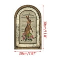 thumbnail image 6 of Momihoom Rustic Wooden Vintage Wall Decor, Rabbit Wall Art Rustic Farmhouse Decor, Bunny Rabbit Poster Decorations for Living Room Home Office, Nursery Wall Decor, Easter Decor, 6 of 7