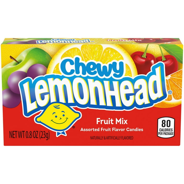 Chewy Lemonhead, Fruit Mix Candies .8 oz boxes 