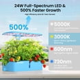 thumbnail image 2 of Sistema de cultivo hidropónico Sainlogic, bomba LED WiFi de 12 cápsulas, 2 of 7