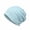 Blue, variant on Ladies Thin Slouchy Beanie Hat Breathable Hollow Cap Neck Scarf Wrap Multi-Use